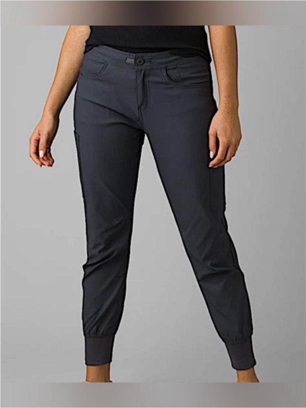 Prana Women's Halle Charcoal Stretch Jogger Pants. Size 4